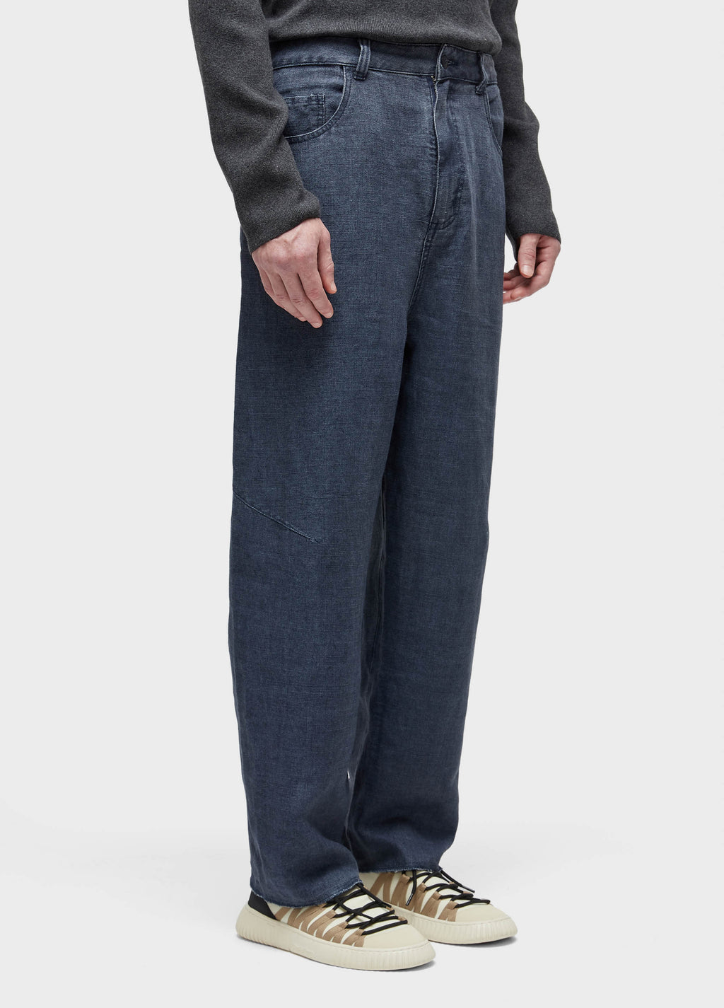 LINEN STONE PANTS