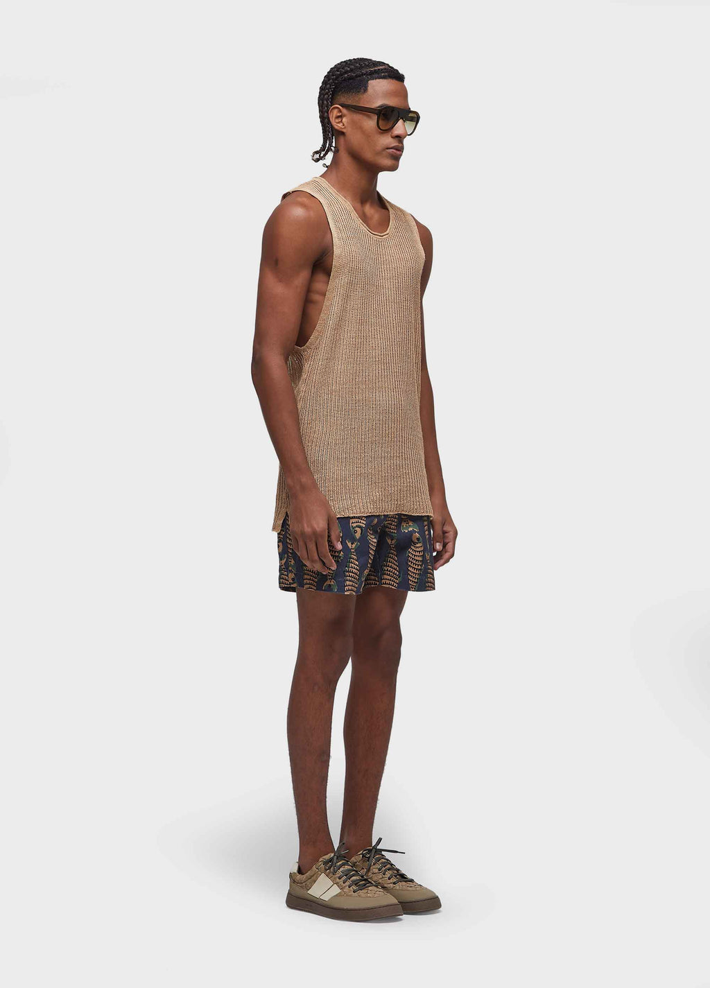 CORK KNIT TANK TOP