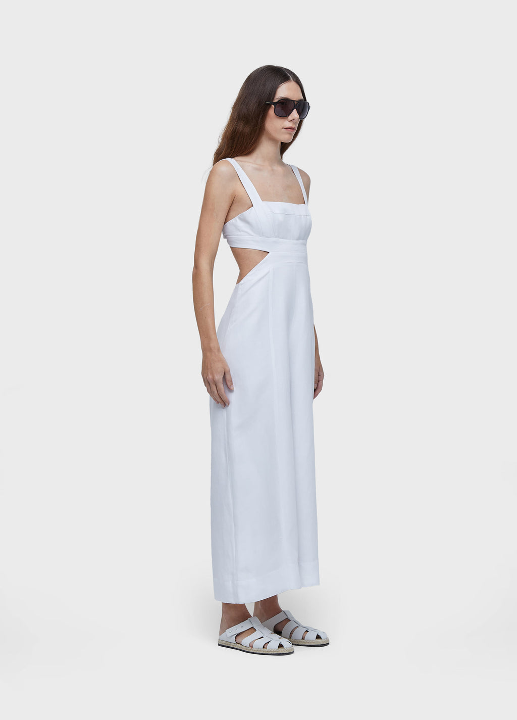 JUMPSUIT WITH CUT-OUTS AND BUILT-IN BRA