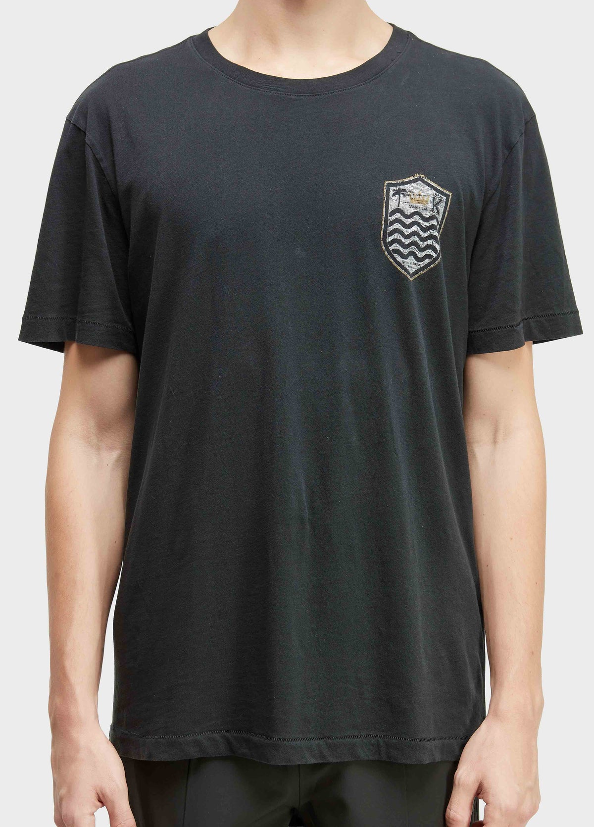 T-SHIRT SOFT USED CREST GAUZE