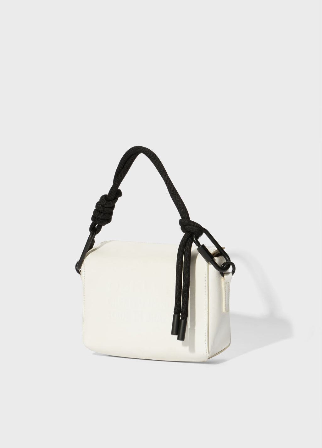 COLORED LEATHER BOX BAG