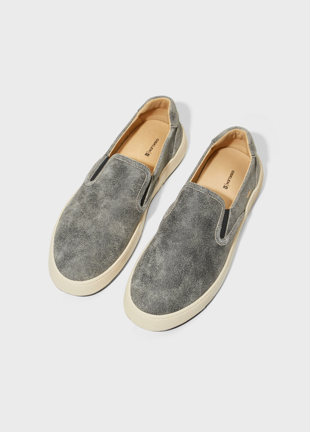 BOSSANOVA DISTRESSED LEATHER SNEAKERS M