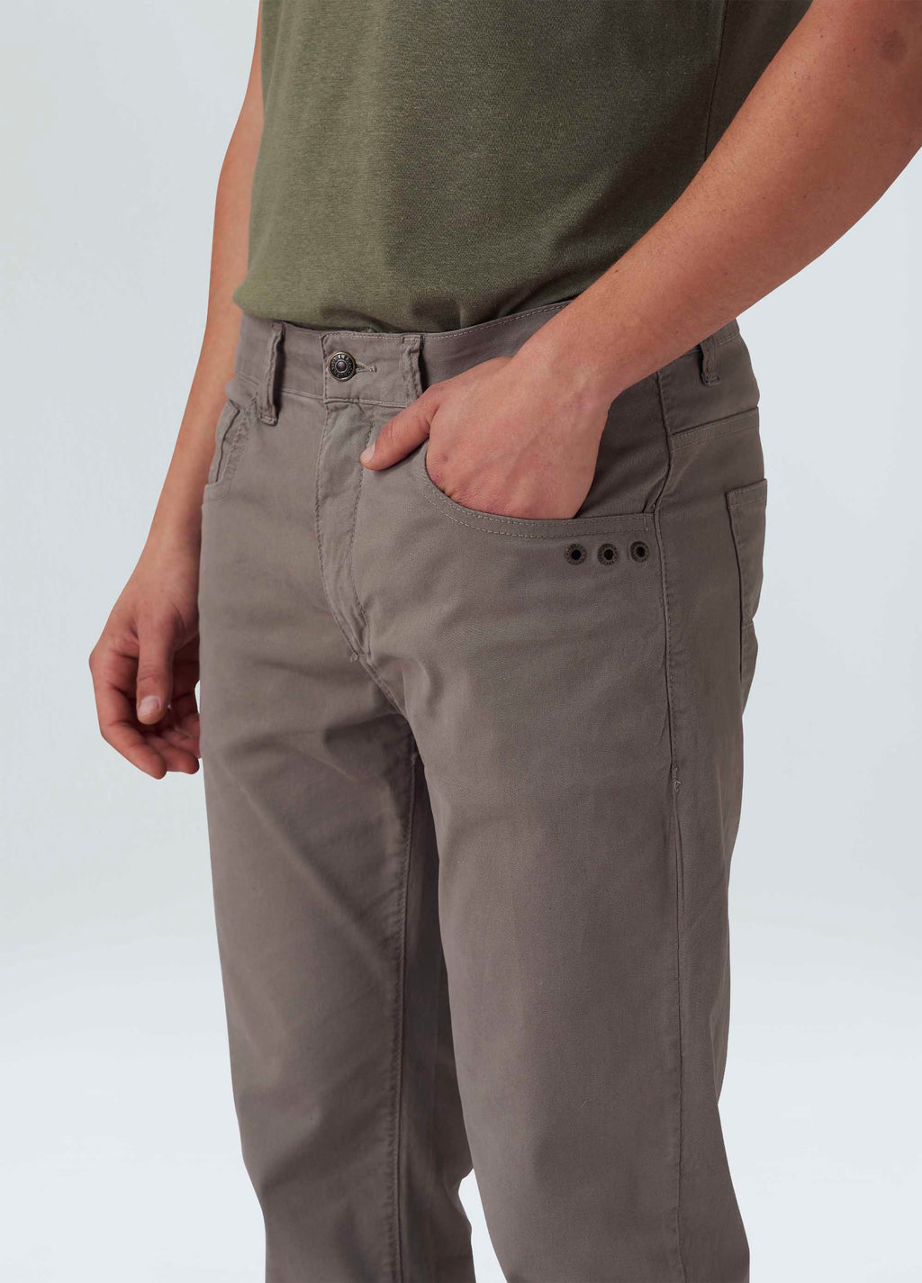 PLAIN COLOUR 5 POCKETS TROUSERS