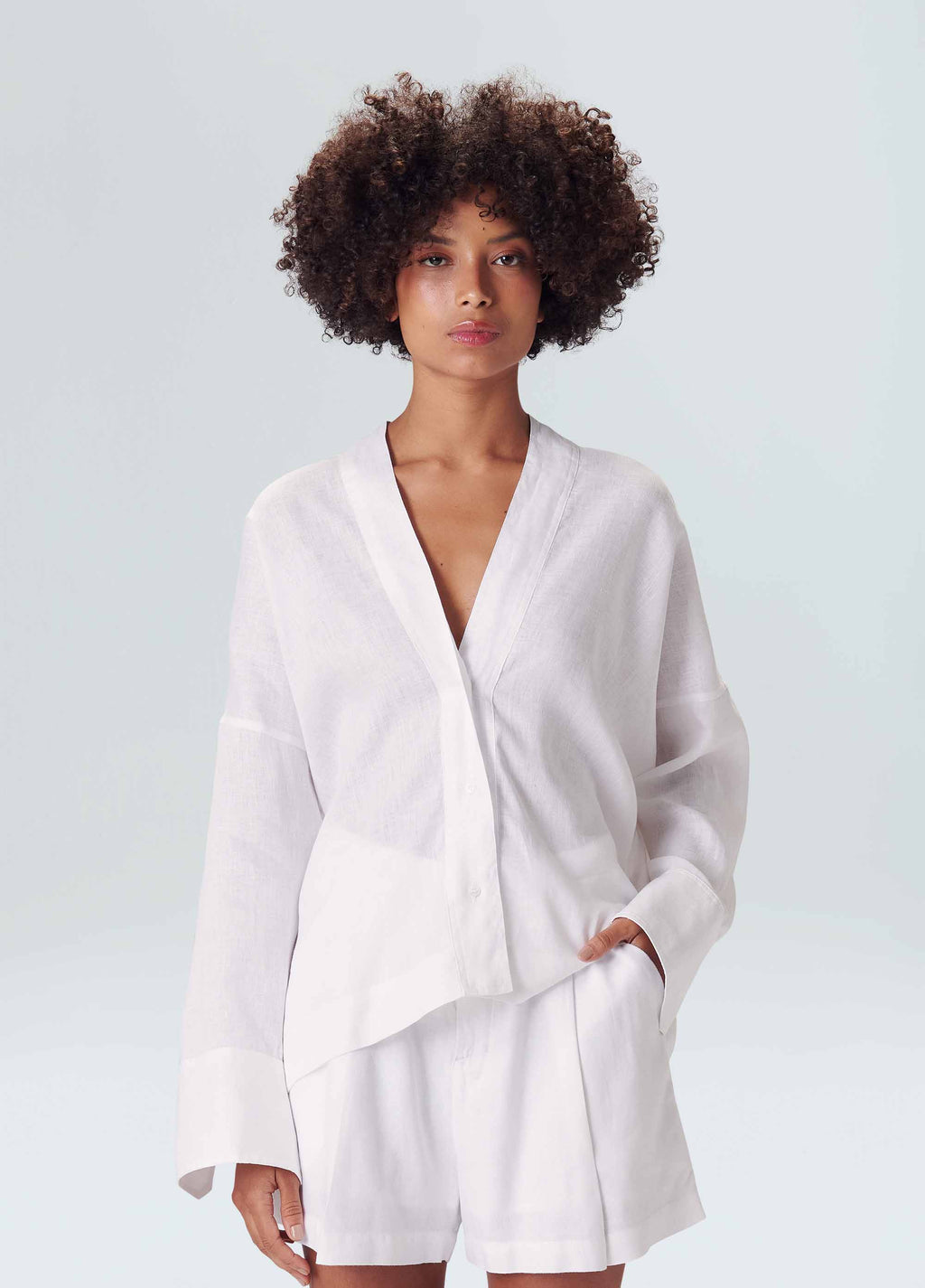 LONG SLEEVE LINEN SHIRT