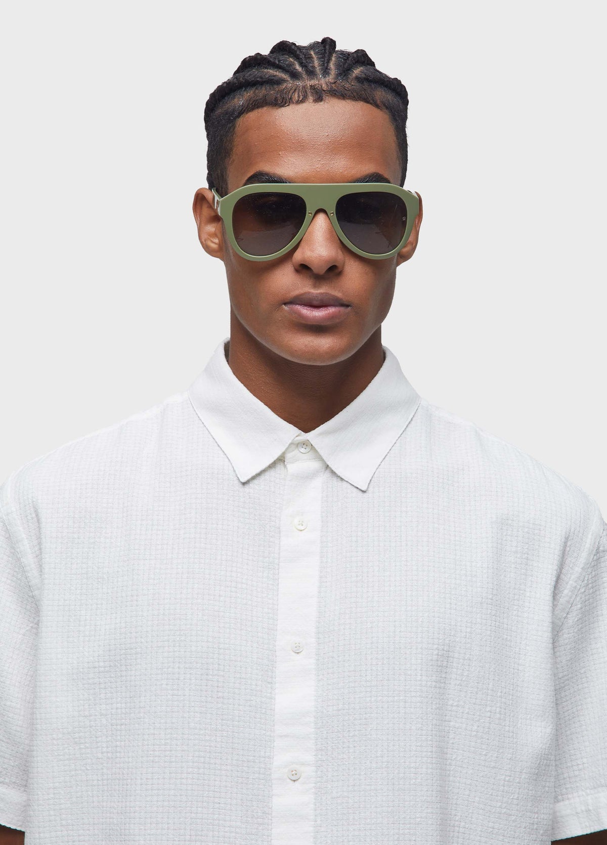 COTTON WEAVE SS SHIRT