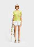 Short Linen RJ Color Off-White/Verde – Osklen – foto 1