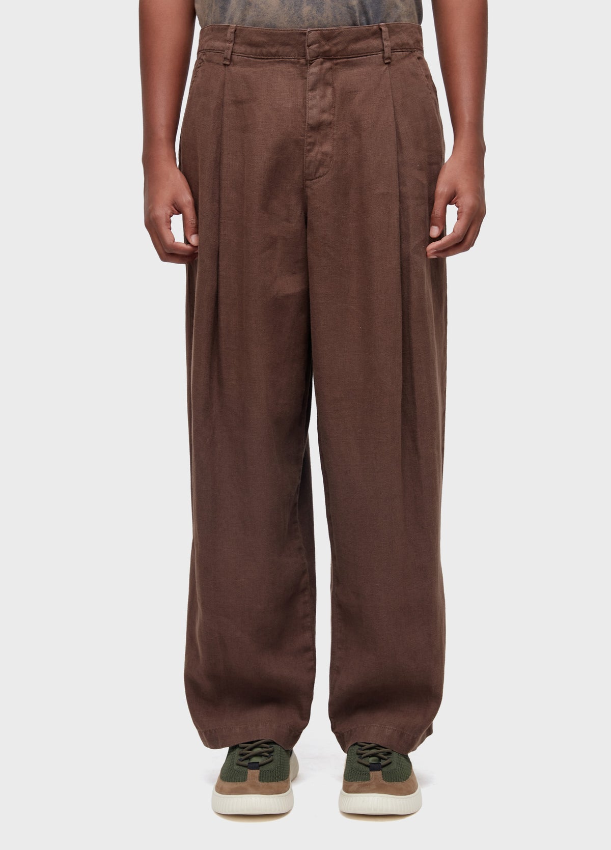 LINEN NEW JAZZ TAILORED TROUSERS