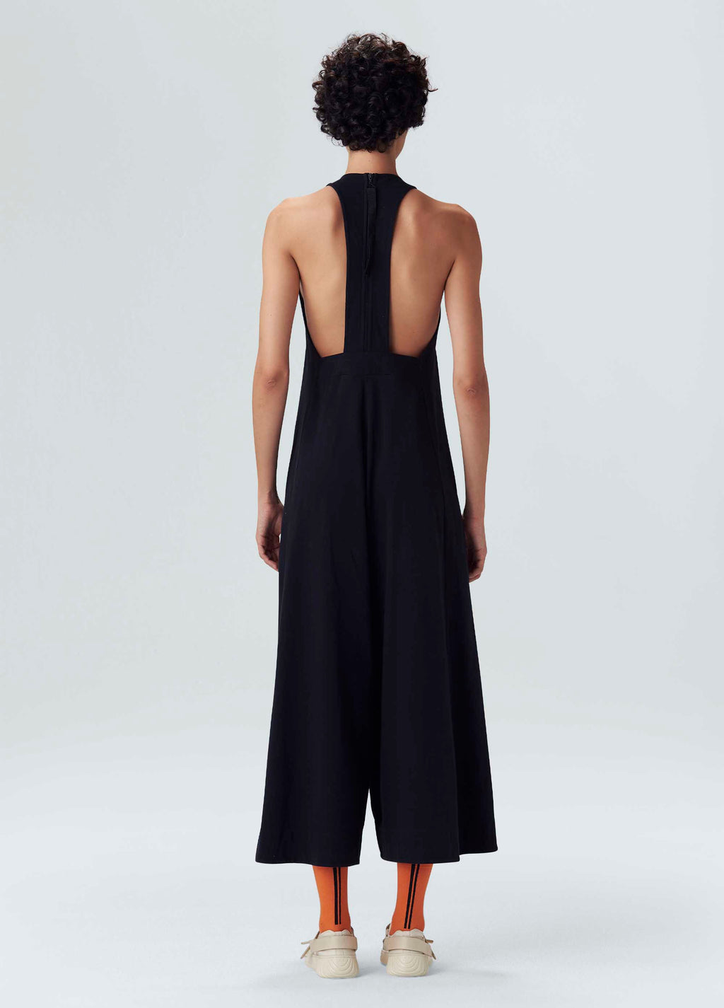 DEEP-CUT RACERBACK JUMPSUIT