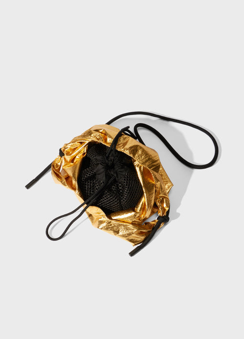 MINI GOLD SACK BAG