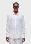 LINEN CANVAS LONG SLEEVE SHIRT