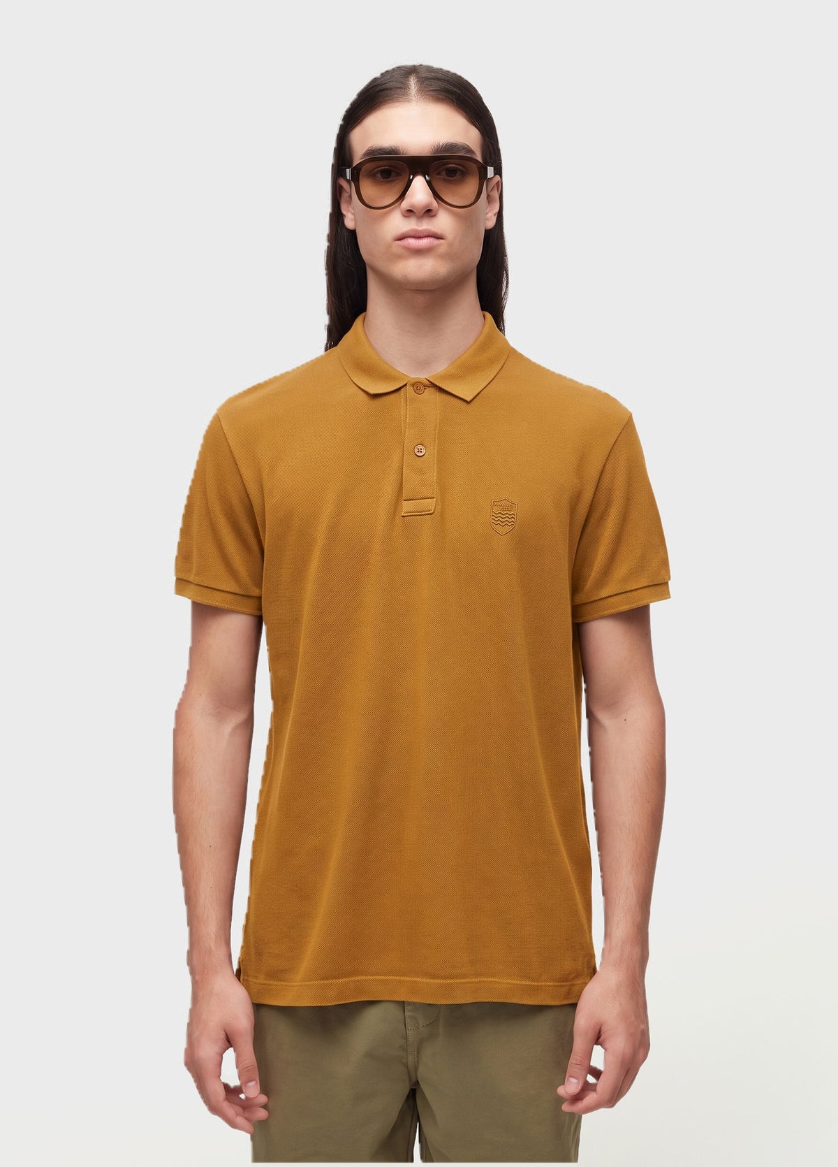 EMBOSSED CREST POLO SHIRT MC