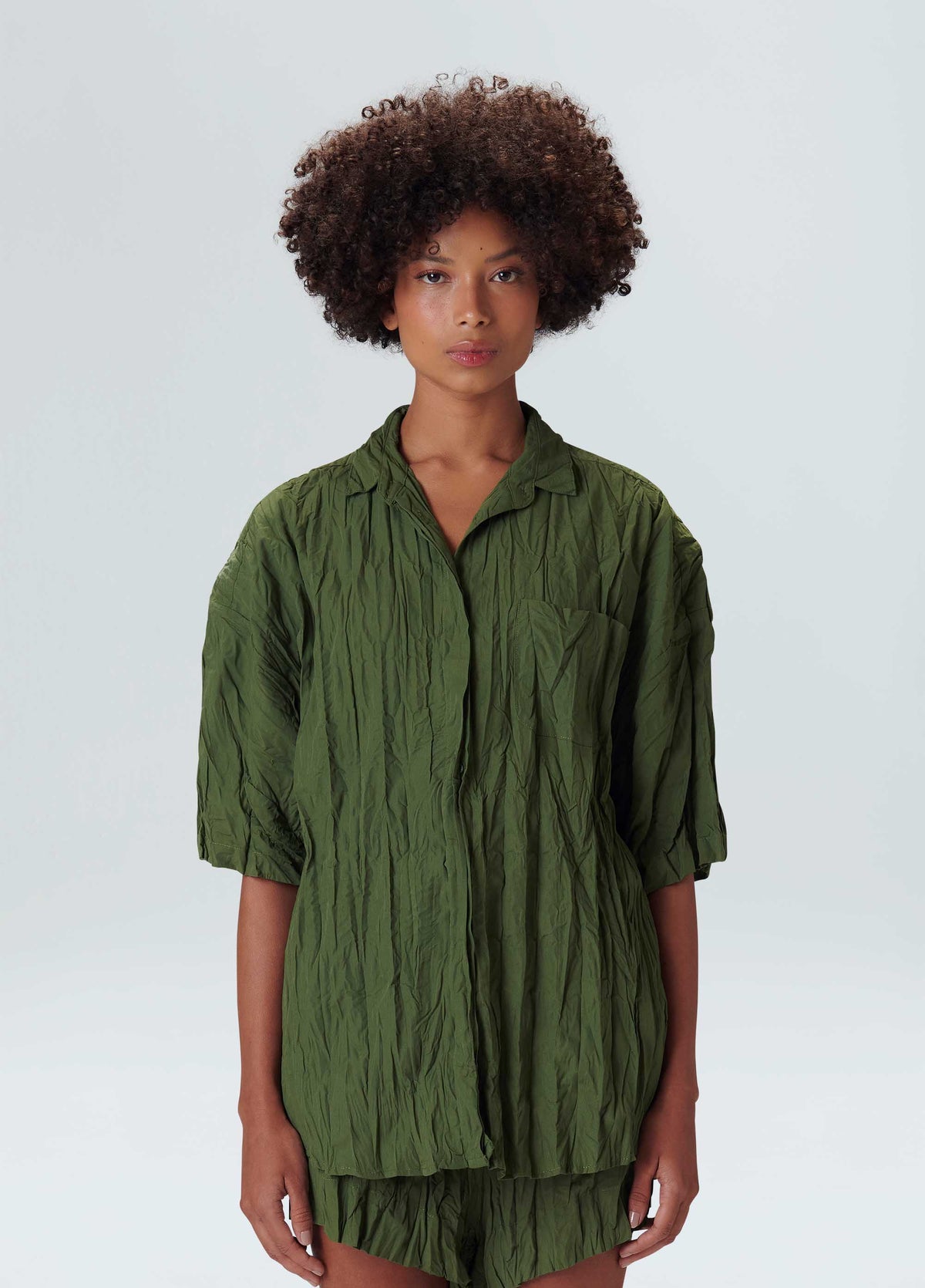 CAMISA OVER PLEAT