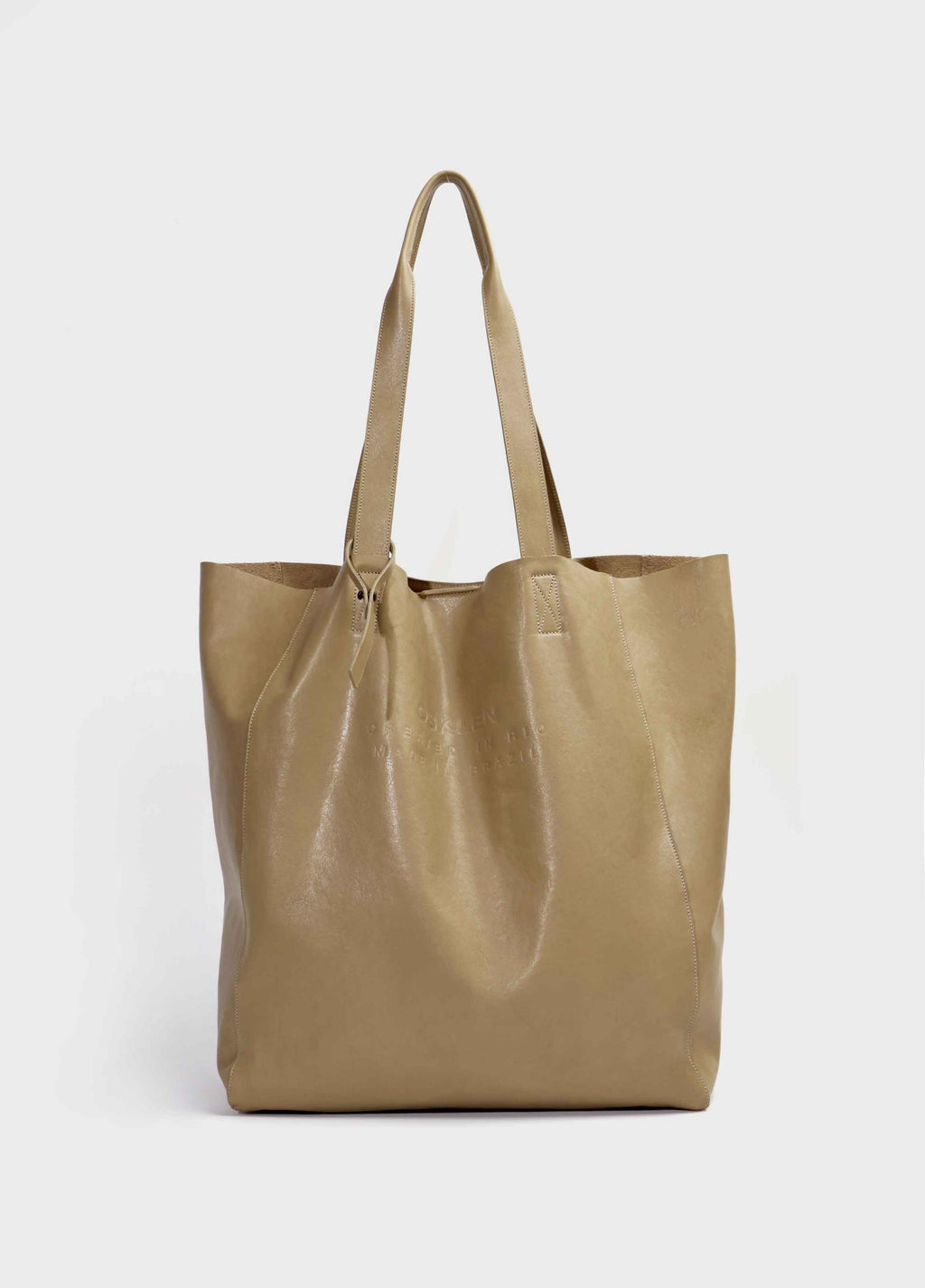 E-LEATHER LARGE TOTE BAG