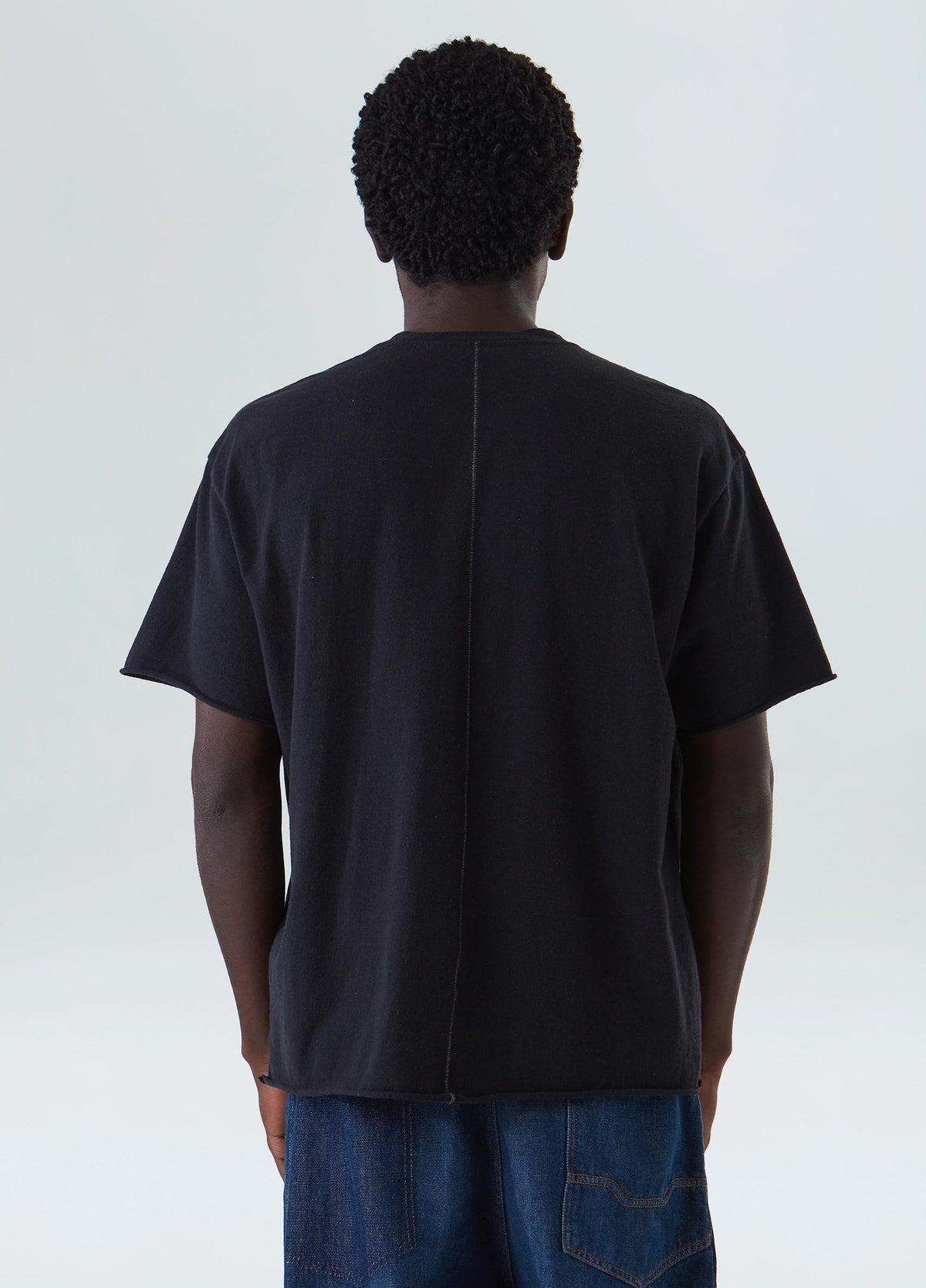 T-SHIRT WITH BACK CUTOUT AND SHORT SLEEVES