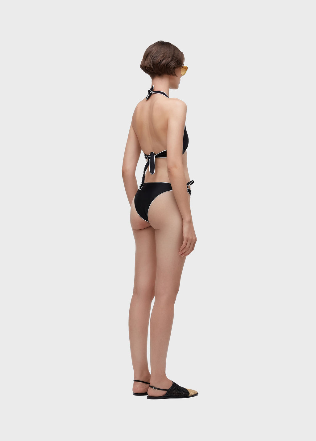 Biquíni Frente Única Friso Preto/Branco – Osklen – foto 4