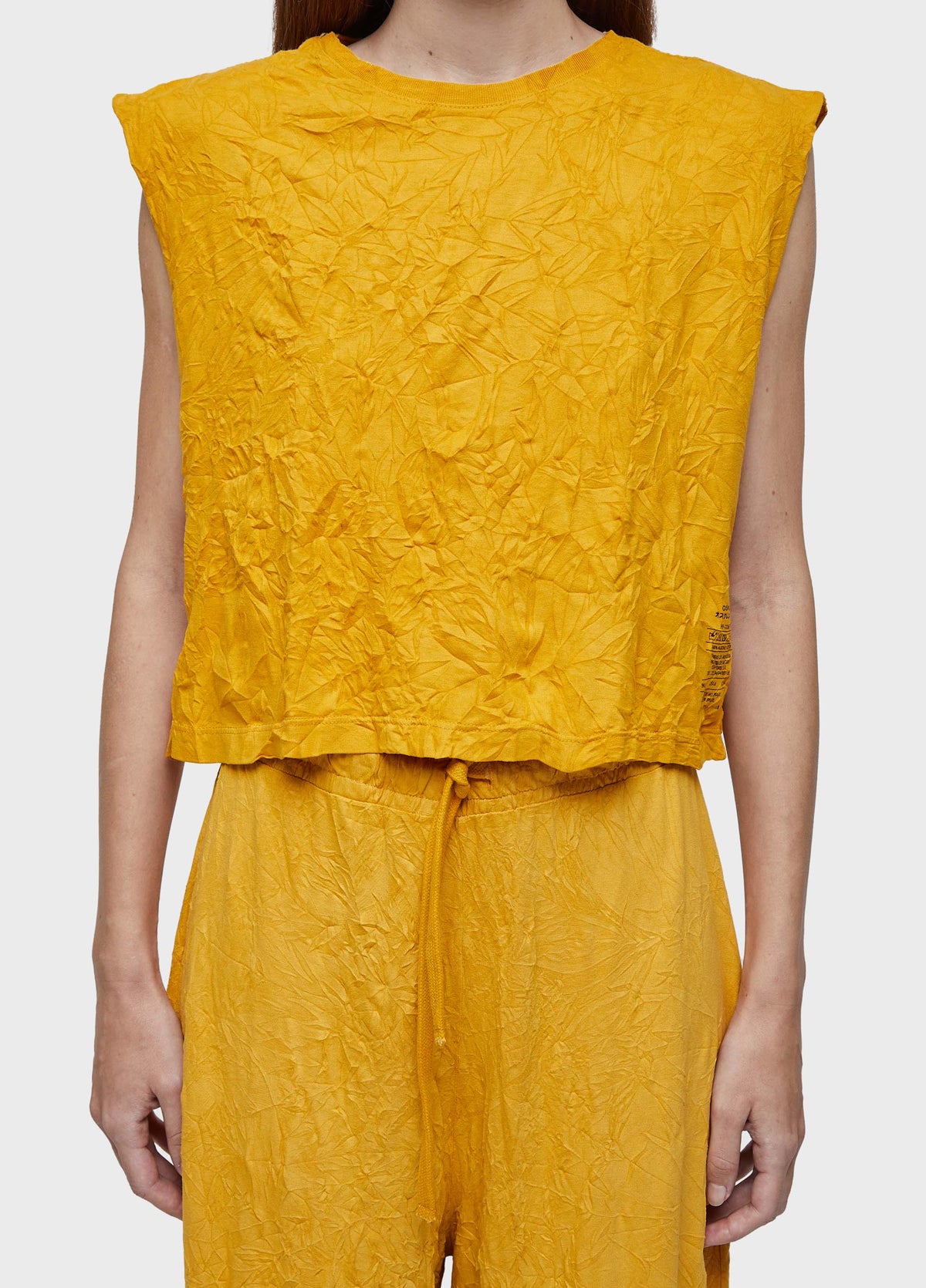 SLEEVELESS CRINKLE COLOR