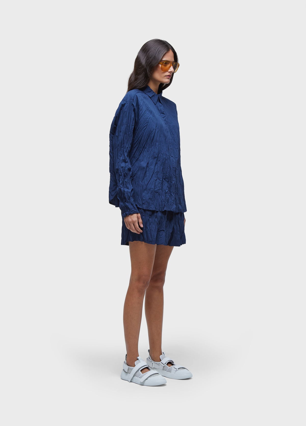 SHIRT LS TRICOLINE WRINKLED