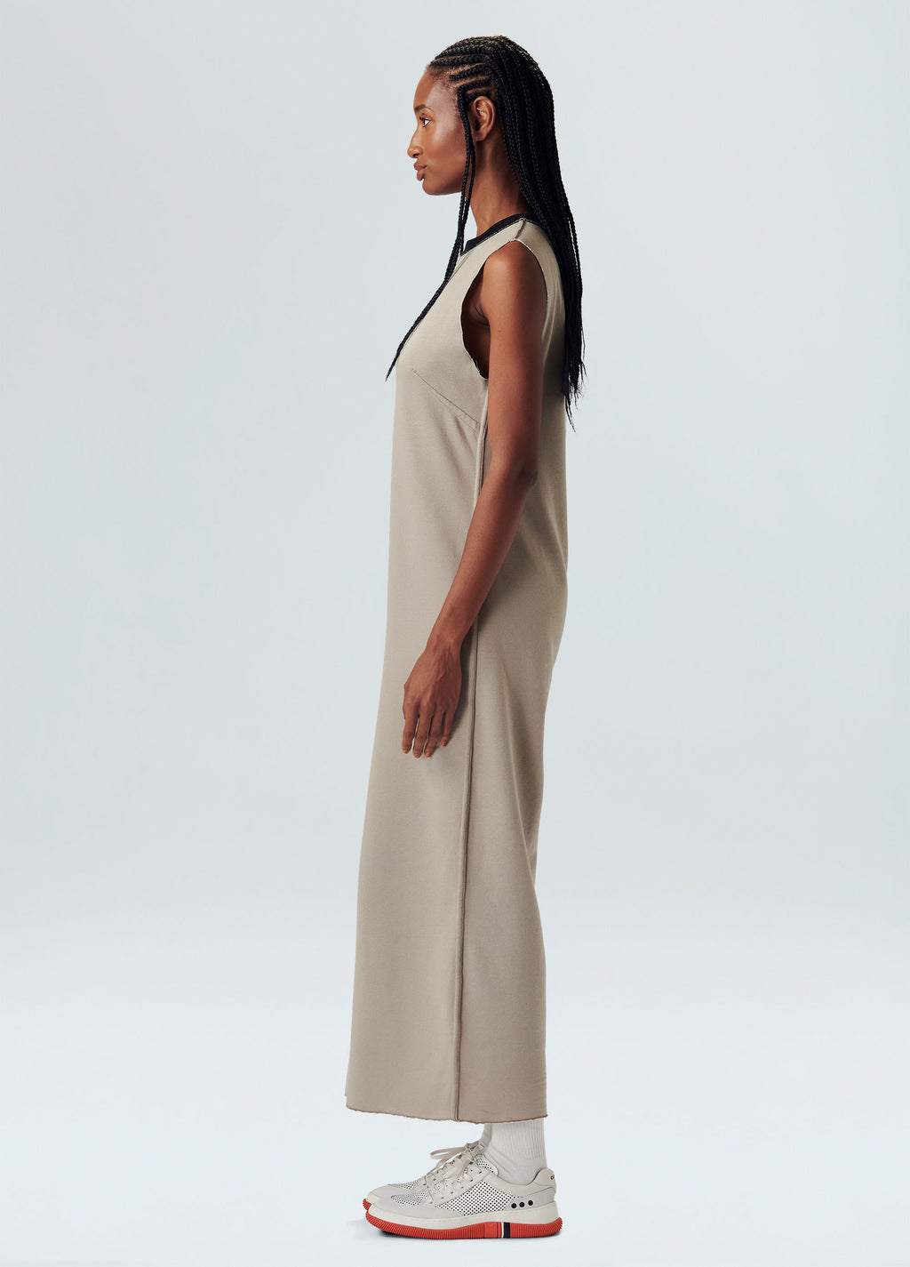 DOUBLE-FACED JUTE JUMPSUIT