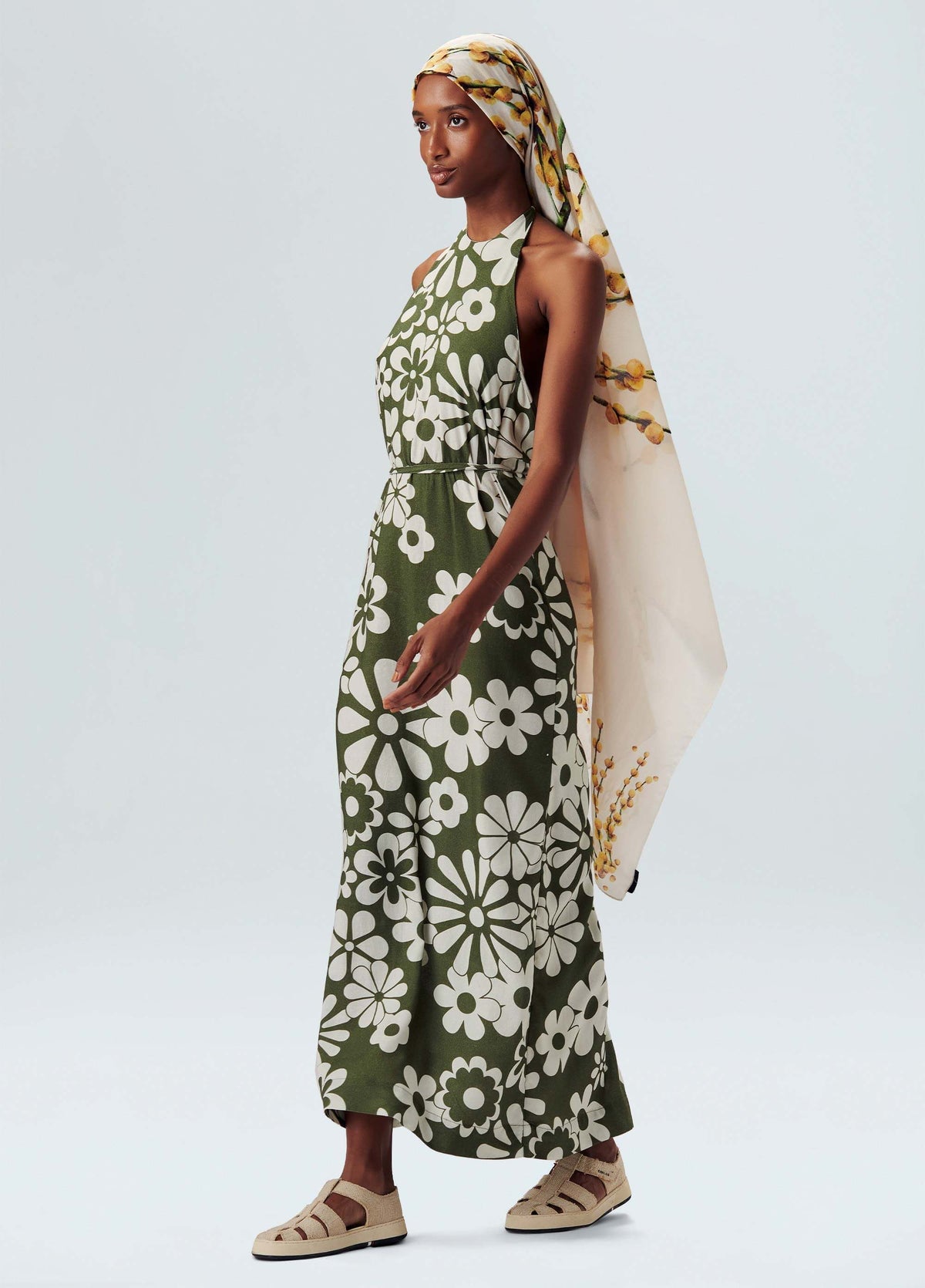HOLIDAY WRAP DRESS LONG