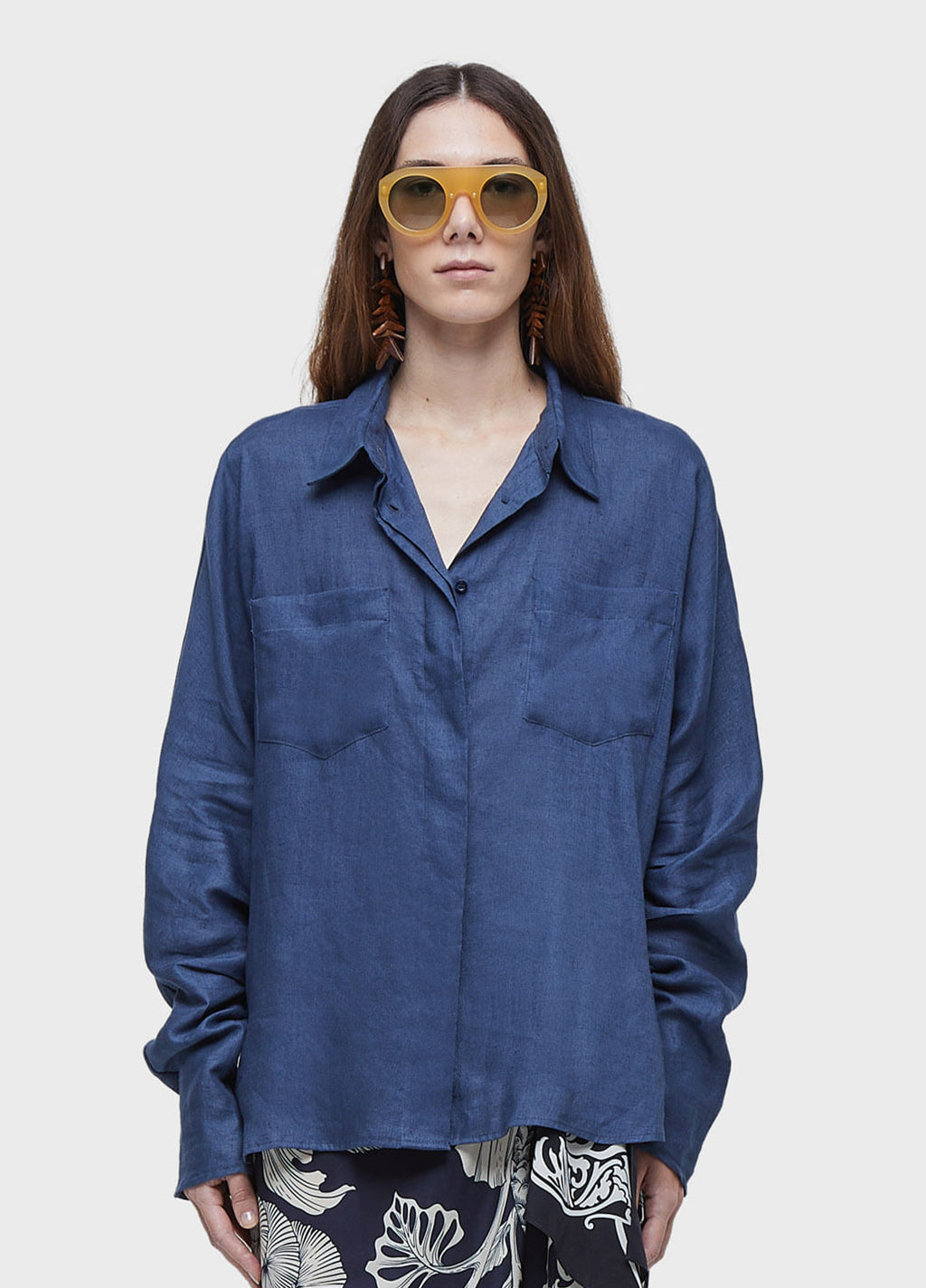 LINEN SHIRT STONE