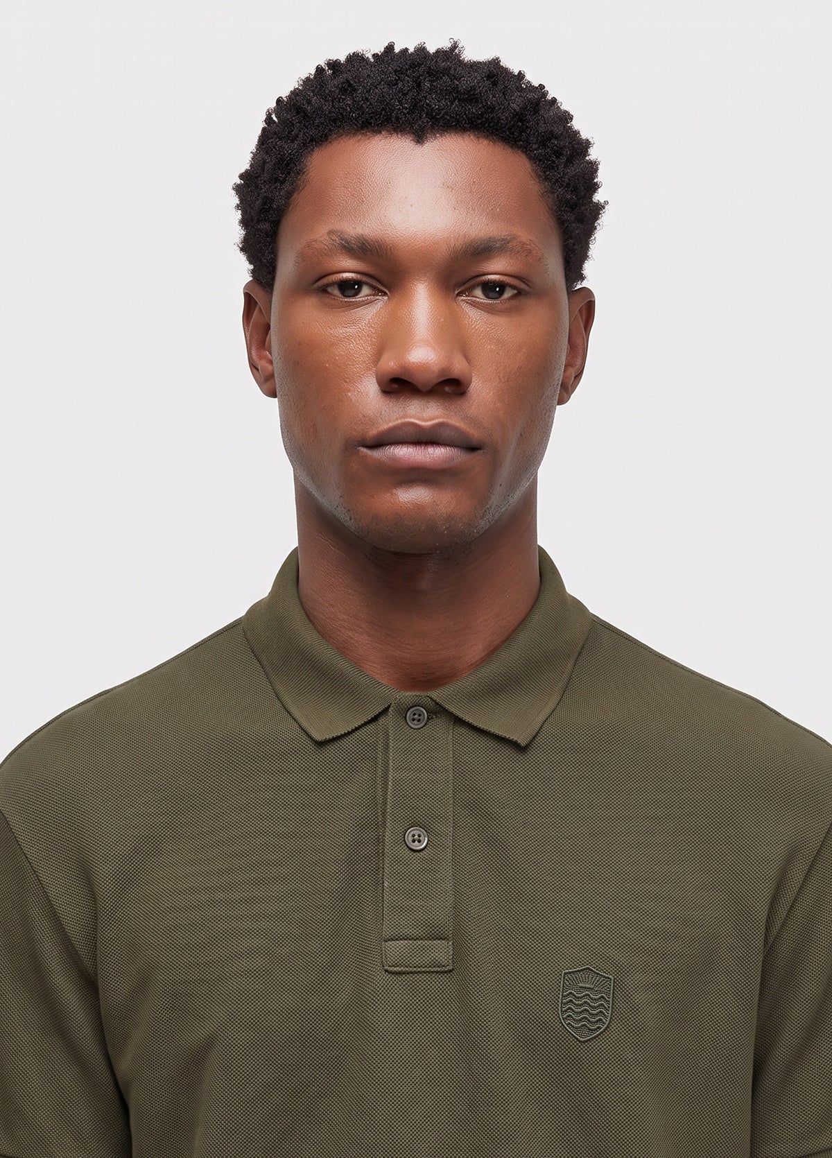 EMBOSSED CREST COLOR POLO S/S