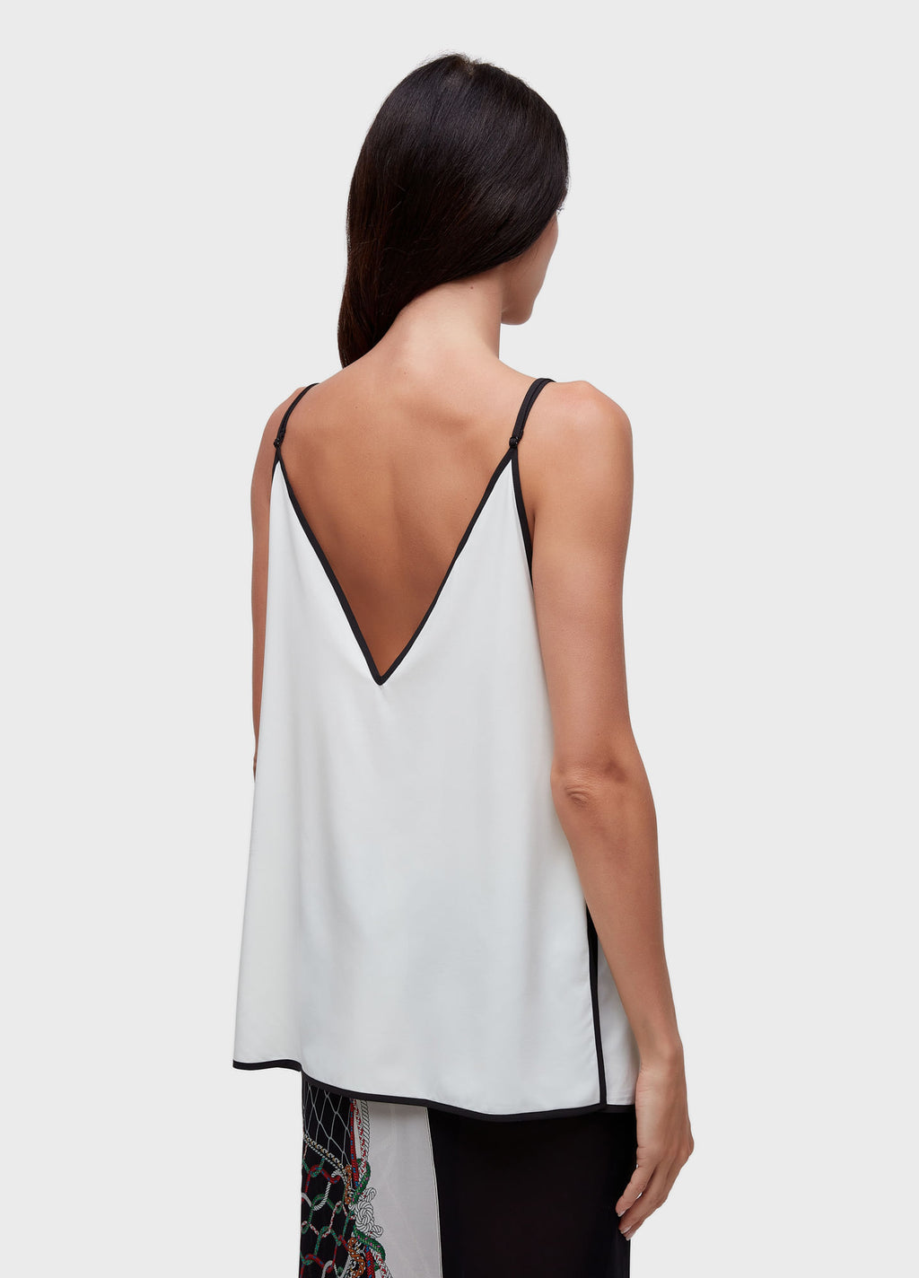 BIAS-TRIMMED SUPERLIGHT STRAP BLOUSE