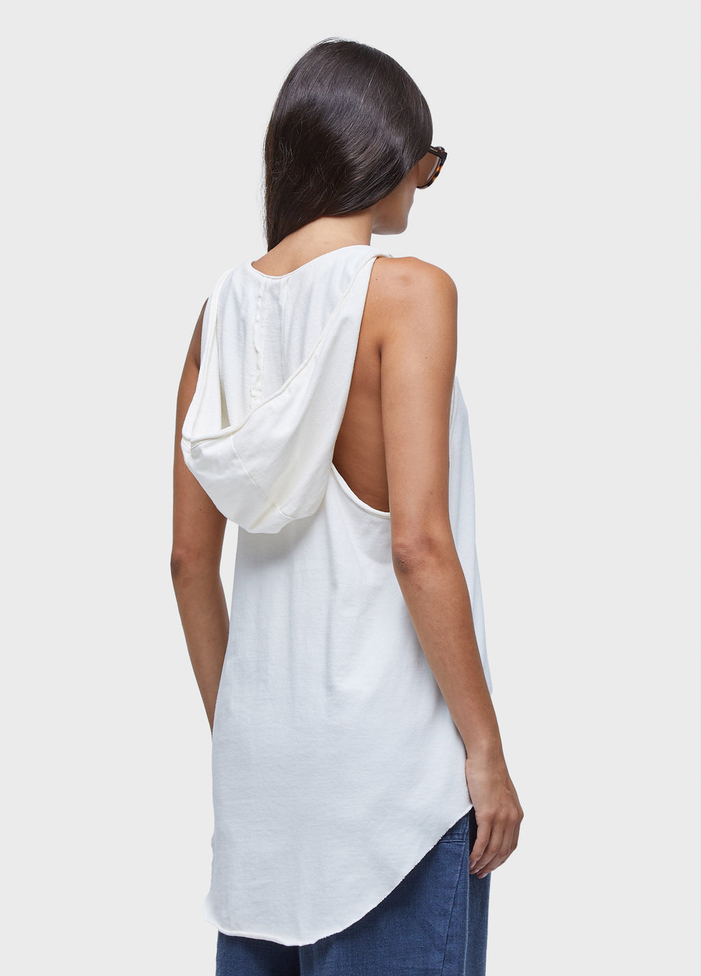 HOODED RACERBACK TANK TOP