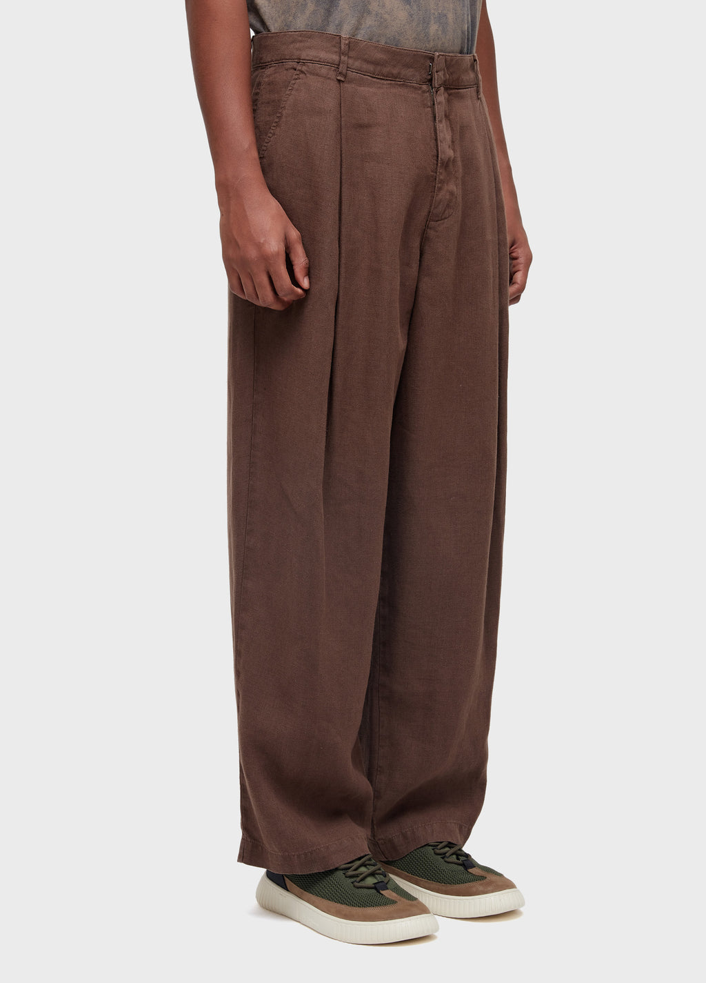 LINEN NEW JAZZ TAILORED TROUSERS