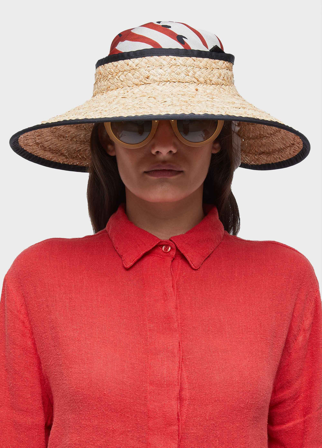 RECYCLED LINEN CROPPED SHIRT