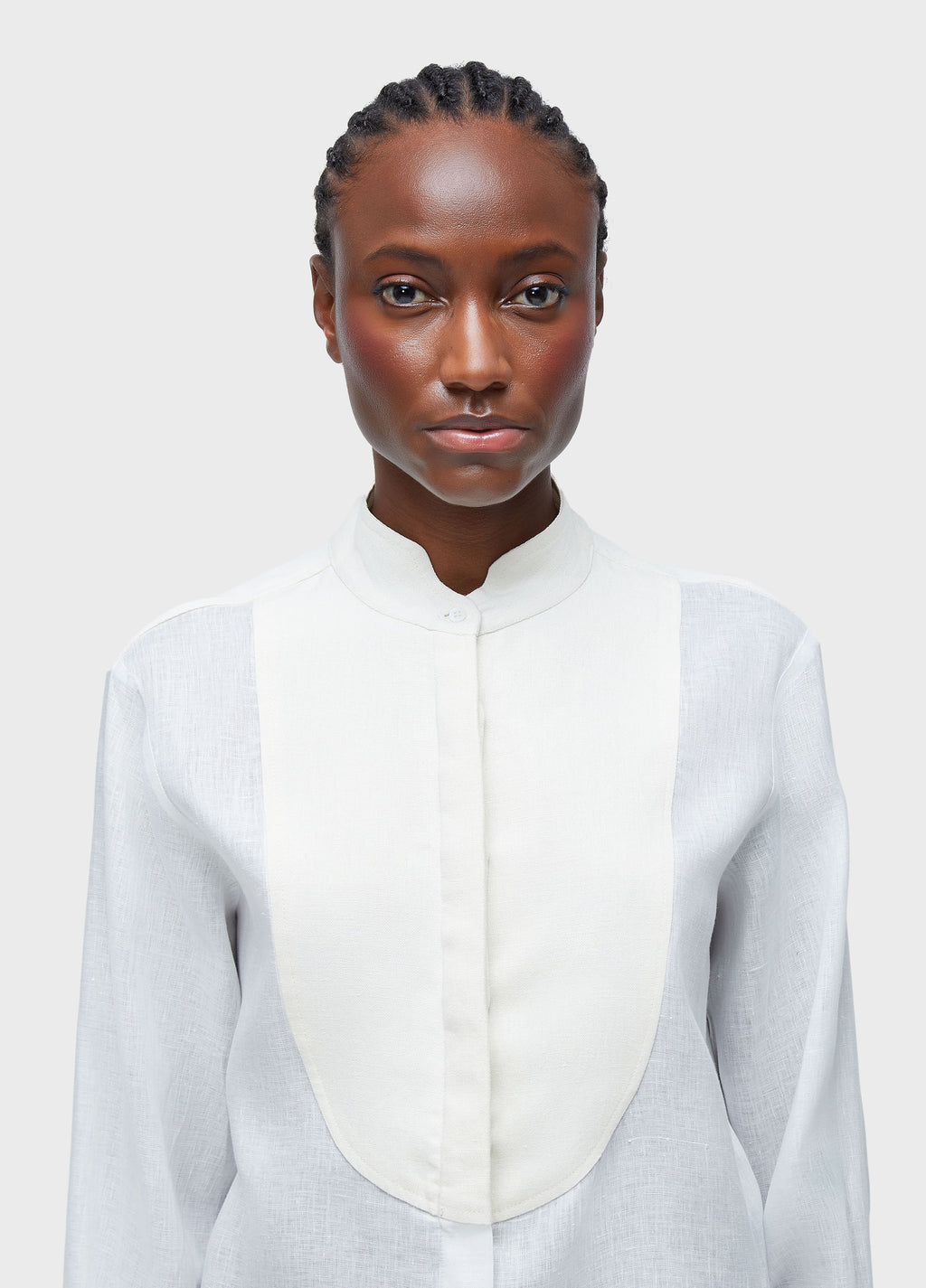 SMOKING LINEN SHIRT