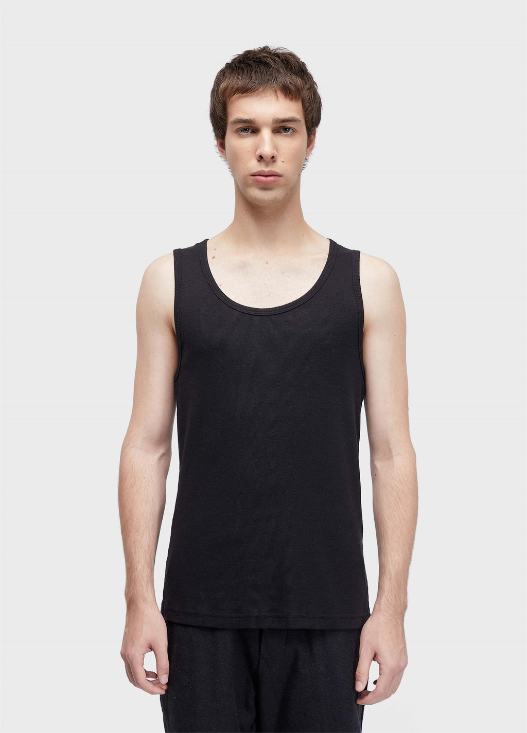 E-BASICS RIB TANK TOP