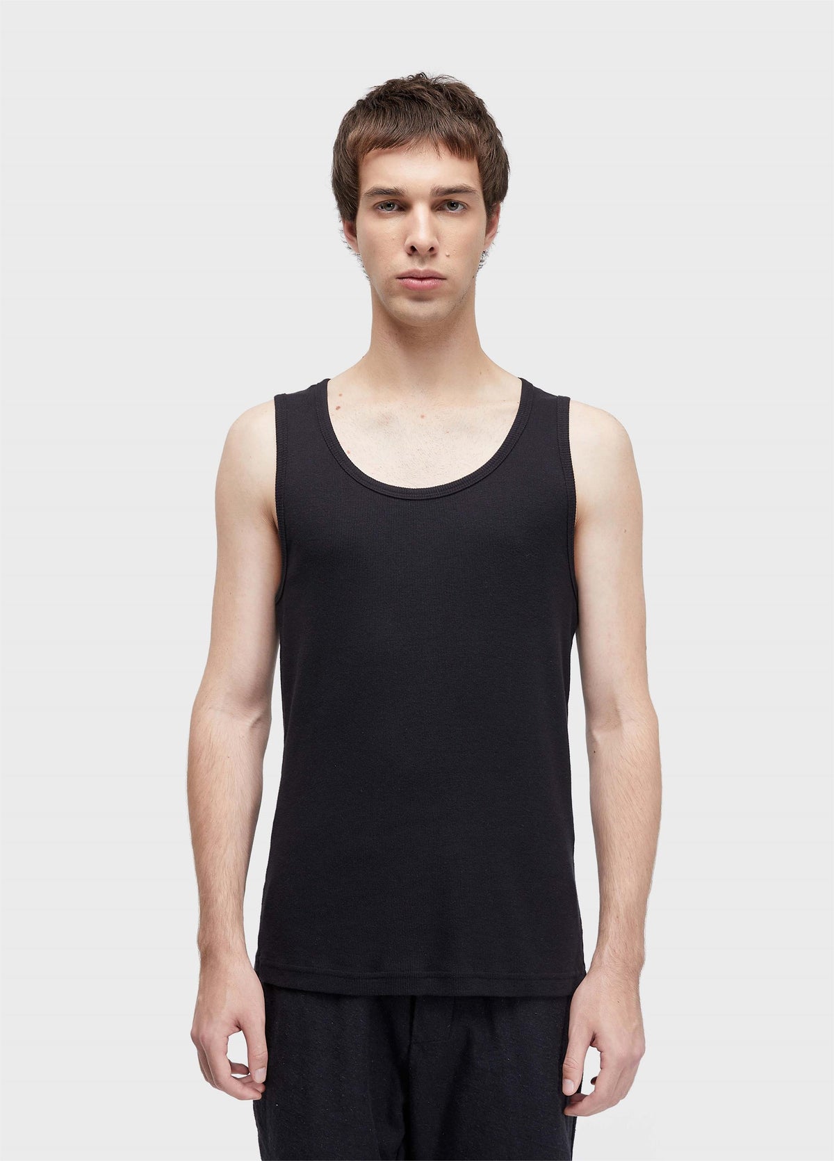 E-BASICS RIB TANK TOP