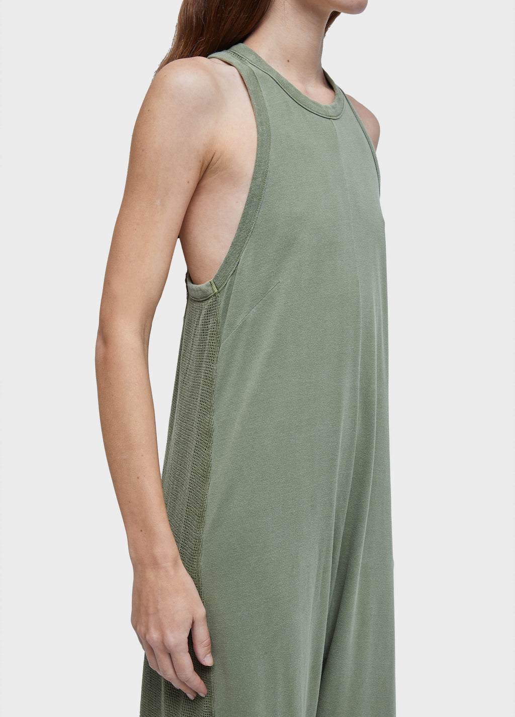 MESH RACERBACK JUMPSUIT
