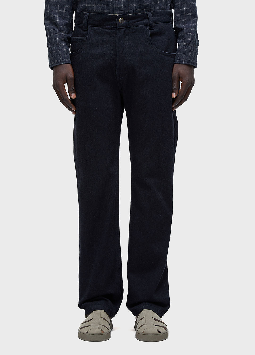 HORTO BLACK DENIM PANTS