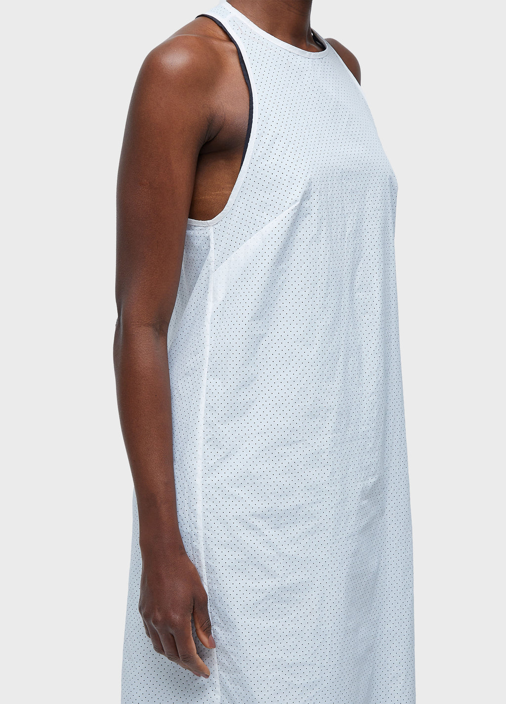 SUPERLIGHT MICRO-PERFORATED DRESS