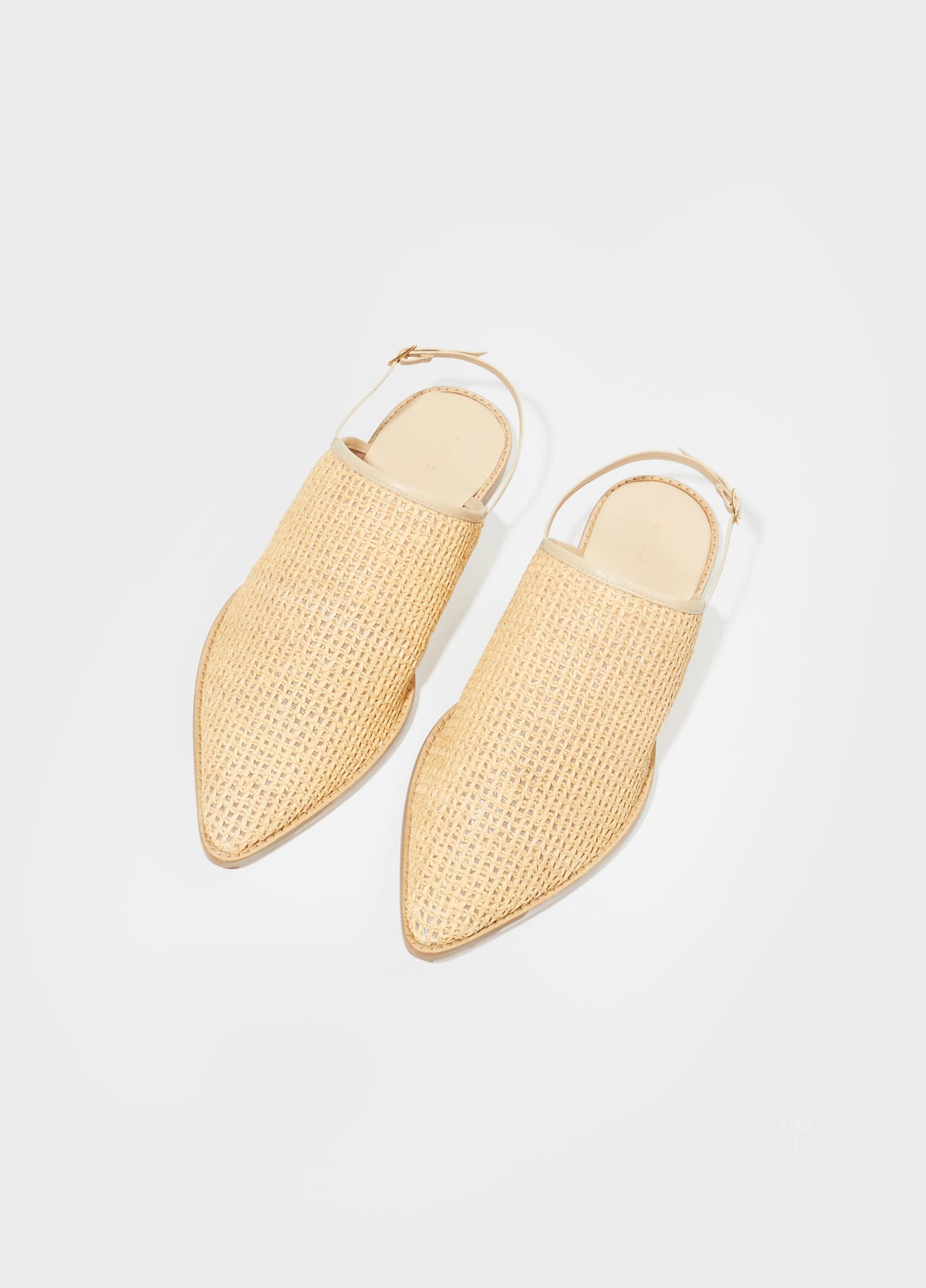 RAFFIA SLIPPERS