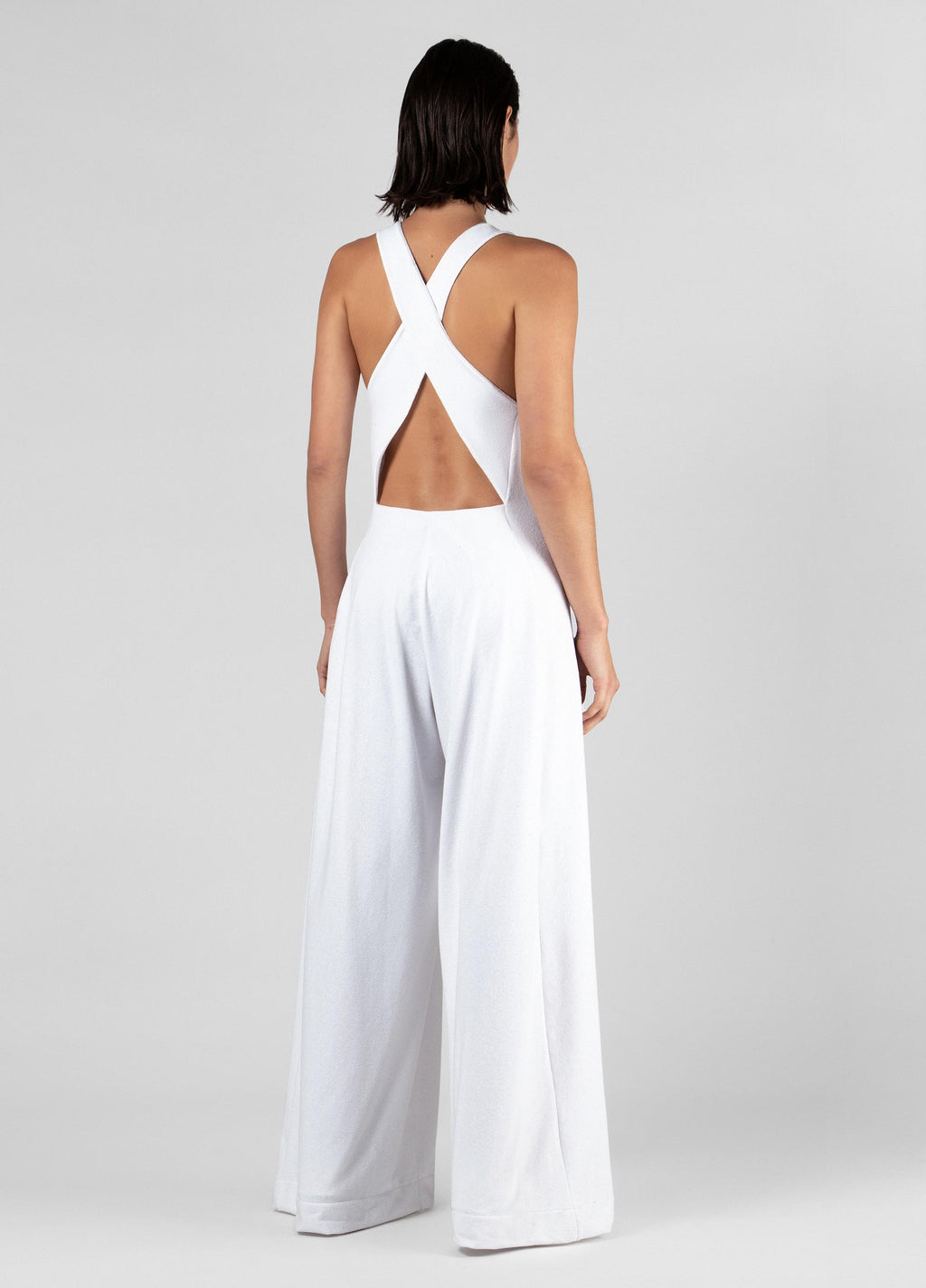 CROSSED BACK ECO JUMPSUIT