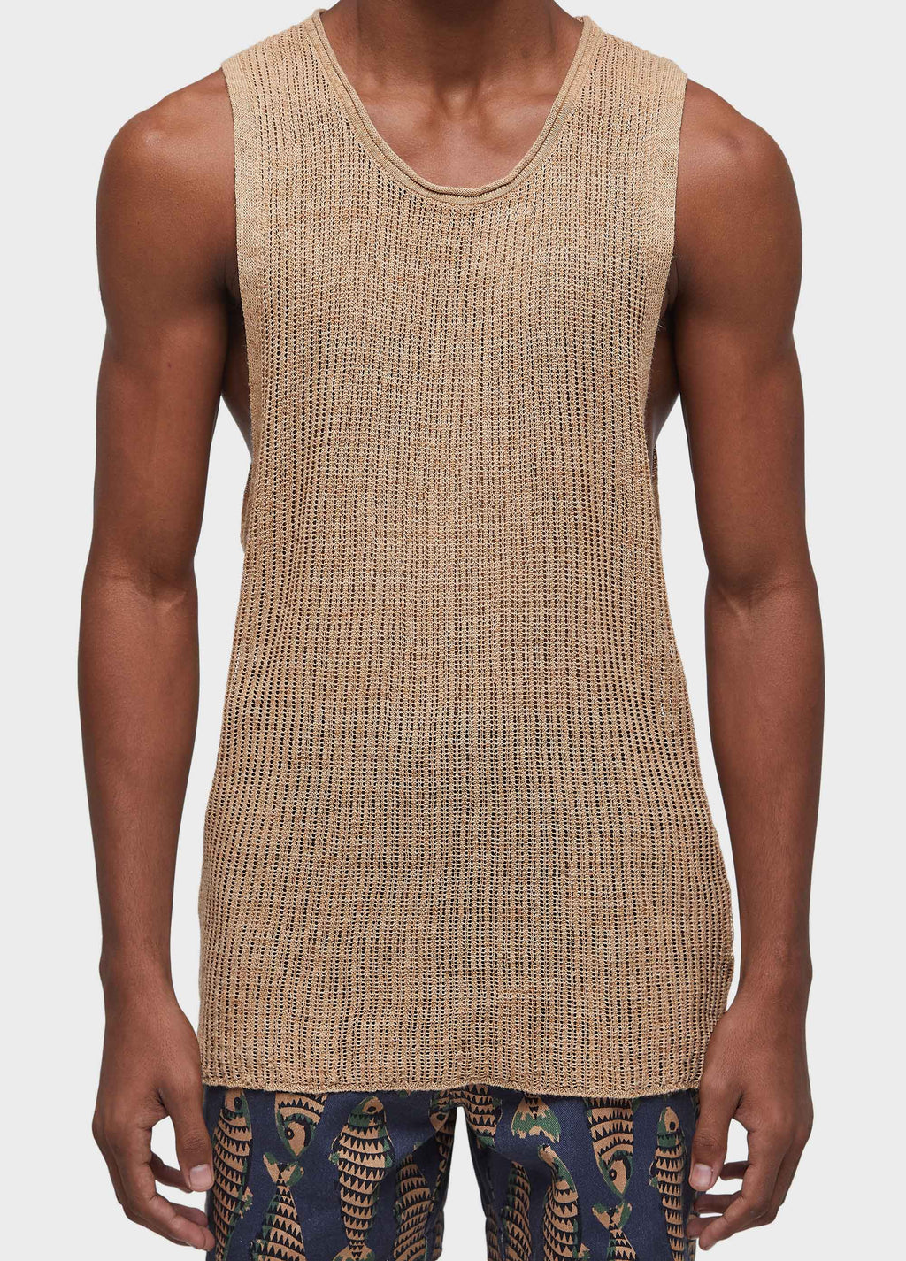 CORK KNIT TANK TOP